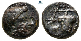 Aiolis. Possibly Temnos circa 300-200 BC. Bronze Æ