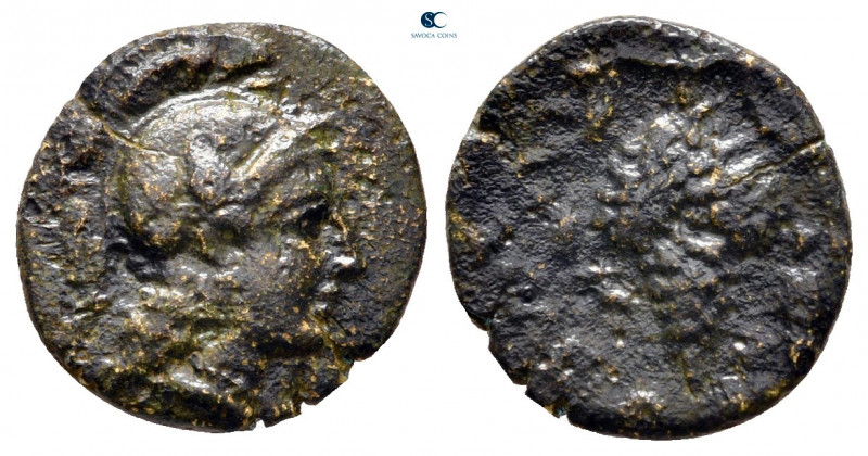 Cilicia. Soloi circa 350-300 BC. 
Bronze Æ

13 mm, 1,46 g



very fine