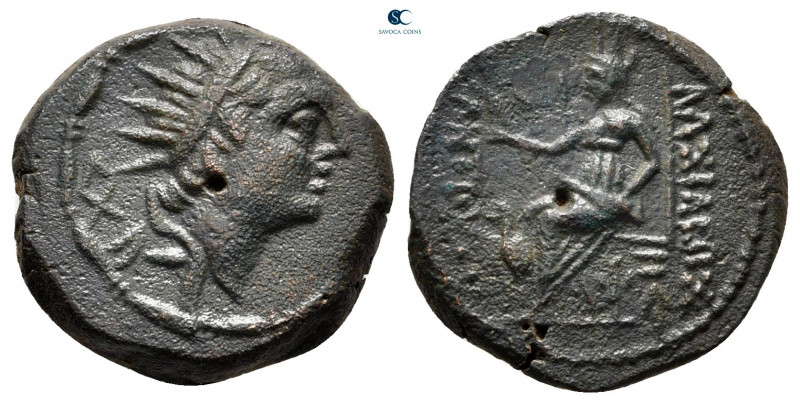 Seleukid Kingdom. Seleukeia on Tigris. Antiochos IV Epiphanes 175-164 BC. 
Bron...