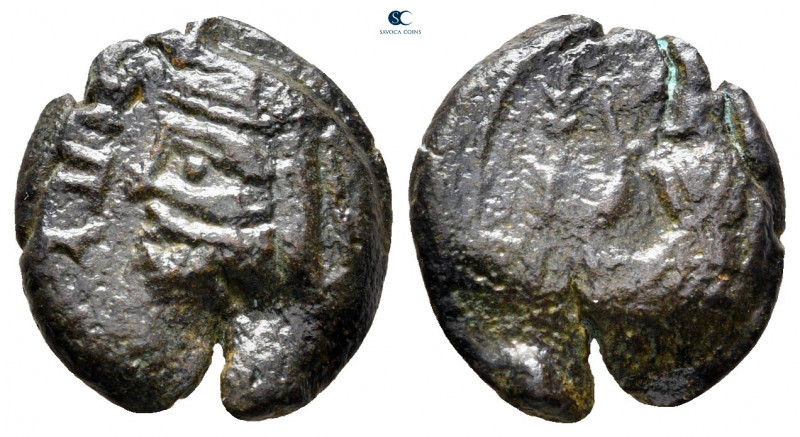 Kings of Parthia. Seleukia. Vologases III AD 105-147. 
Bronze Æ

15 mm, 2,40 ...