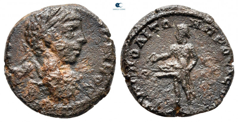Moesia Inferior. Nikopolis ad Istrum. Elagabal AD 218-222. 
Bronze Æ

16 mm, ...