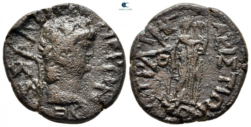 Thessaly. Koinon of Thessaly. Nero AD 54-68. 
Bronze Æ

22 mm, 7,83 g



...