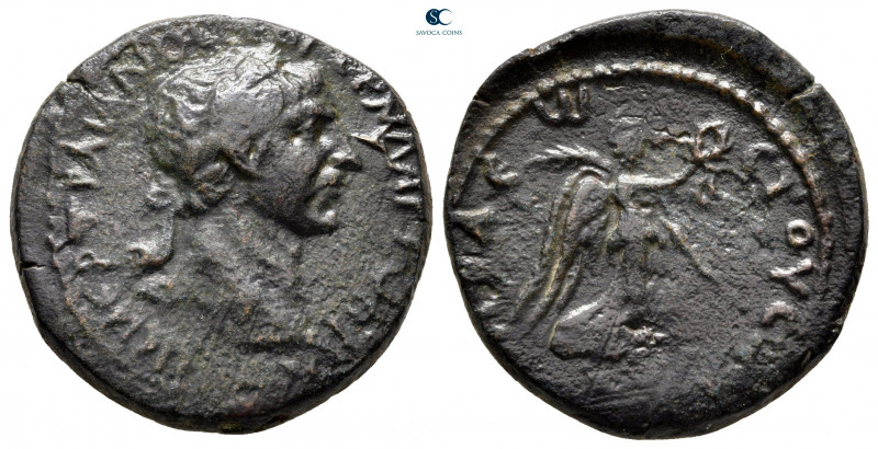 Pontos. Nicopolis ad Lycum. Trajan AD 98-117. 
Bronze Æ

24 mm, 7,39 g


...