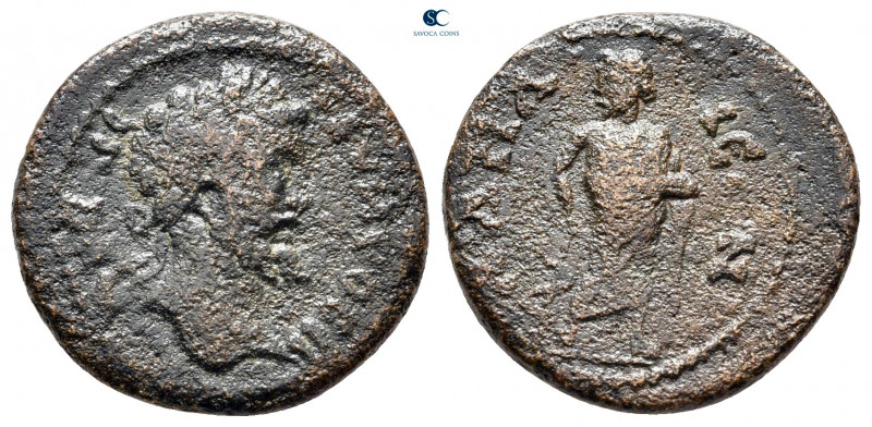 Mysia. Hadrianeia. Septimius Severus AD 193-211. 
Bronze Æ

17 mm, 3,78 g

...