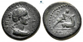 Lydia. Hierocaesarea. Pseudo-autonomous issue. Nero AD 54-68. Bronze Æ