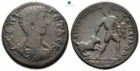 Lydia. Philadelphia. Geta, as Caesar AD 197-209. Bronze Æ