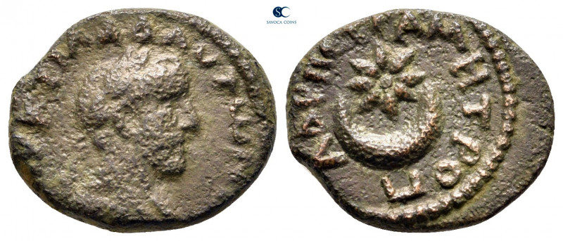 Decapolis. Petra. Antoninus Pius AD 138-161. 
Bronze Æ

17 mm, 3,25 g



...