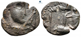 Mesopotamia. Rhesaena. Elagabal AD 218-222. Bronze Æ
