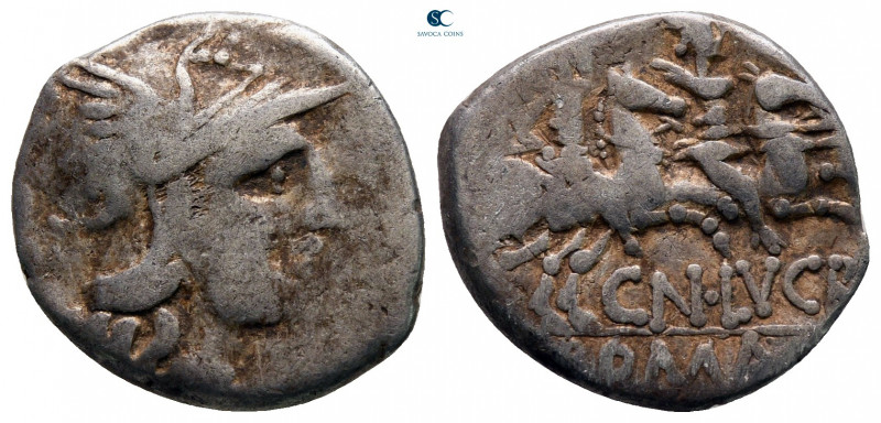 Cn. Lucretius Trio 136 BC. Rome
Denarius AR

17 mm, 3,77 g



nearly very...