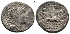 C. Fundanius 101 BC. Rome. Fourreè Denarius