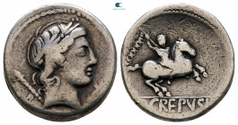P. Crepusius 82 BC. Rome. Denarius AR