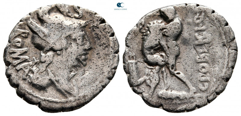 C. Poblicius Qf 80 BC. Rome
Serrate Denarius AR

18 mm, 3,71 g



very fi...