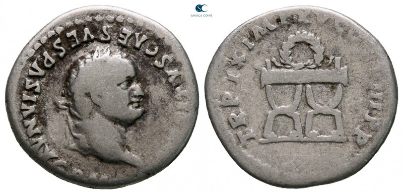 Titus AD 79-81. Rome
Denarius AR

19 mm, 3,16 g



very fine
