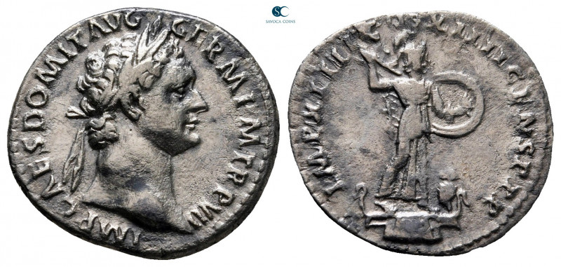 Domitian AD 81-96. Rome
Denarius AR

19 mm, 3,09 g



nearly very fine