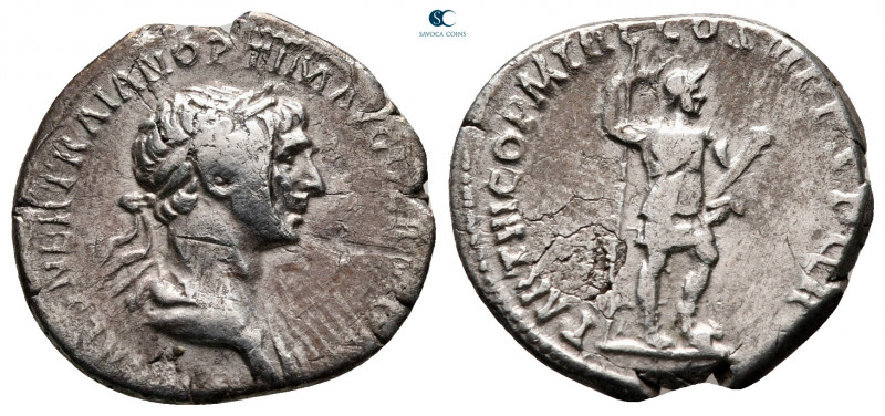 Trajan AD 98-117. Rome
Denarius AR

19 mm, 2,81 g



nearly very fine