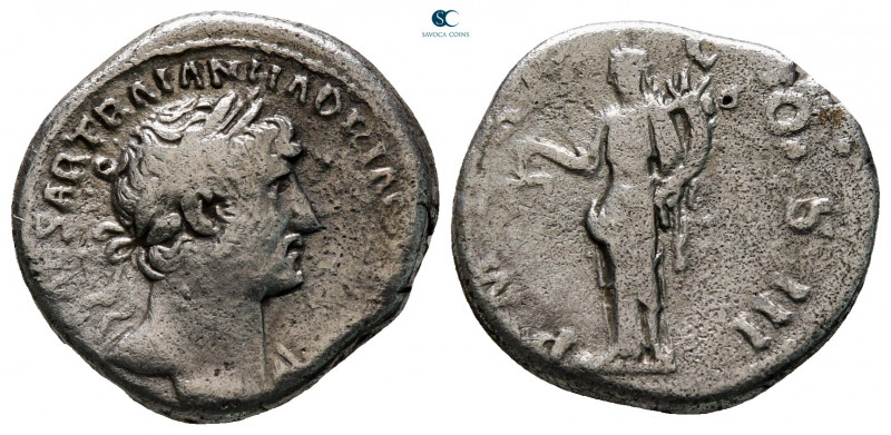 Hadrian AD 117-138. Rome
Denarius AR

18 mm, 3,52 g



nearly very fine