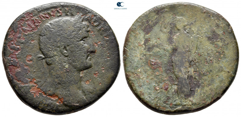 Hadrian AD 117-138. Rome
Sestertius Æ

34 mm, 21,47 g



fine