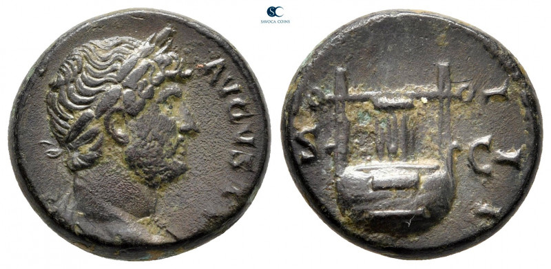 Hadrian AD 117-138. Rome
Semis Æ

15 mm, 4,25 g



very fine