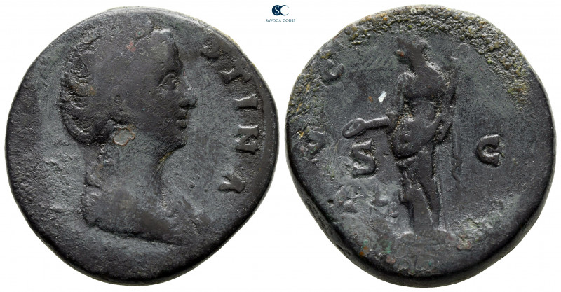 Diva Faustina I AD 140-141. Rome
Sestertius Æ

29 mm, 24,70 g



nearly v...