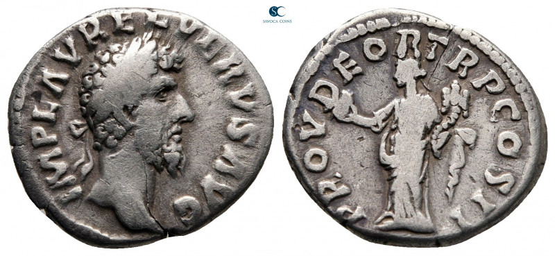 Lucius Verus AD 161-169. Rome
Denarius AR

19 mm, 2,97 g



nearly very f...