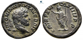 Caracalla AD 198-217. Rome. Limes Falsum of a Denarius
