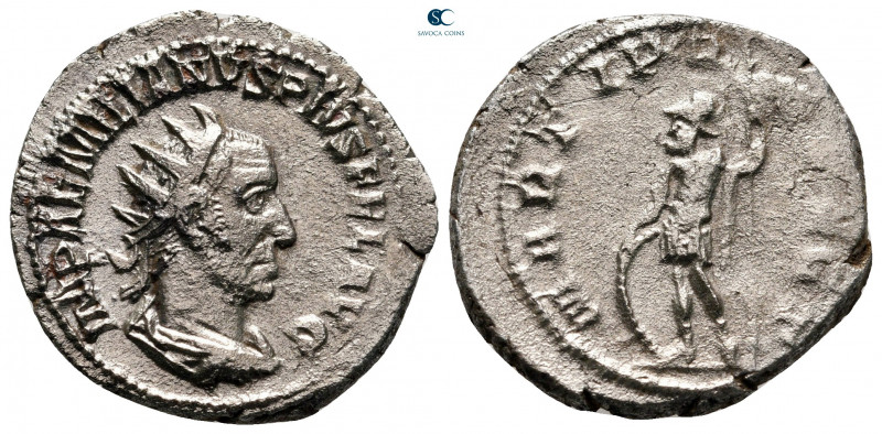 Aemilian AD 253-253. Rome
Antoninianus AR

21 mm, 4,23 g



very fine