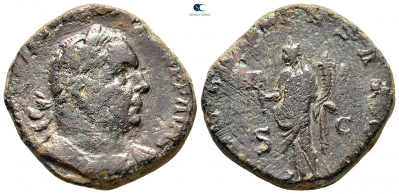 Valerian I AD 253-260. Rome
Sestertius Æ

25 mm, 13,09 g



very fine