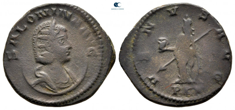 Salonina AD 254-268. Antioch
Antoninianus Æ

10 mm, 3,74 g



very fine