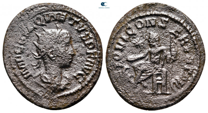 Quietus AD 260-261. Antioch
Antoninianus Æ

21 mm, 4,48 g



nearly very ...
