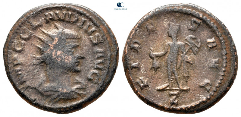 Claudius II (Gothicus) AD 268-270. Antioch
Antoninianus Æ

20 mm, 4,09 g

...