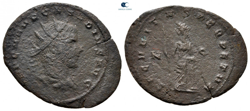 Claudius II (Gothicus) AD 268-270. Cyzicus
Antoninianus Æ

23 mm, 2,62 g

...