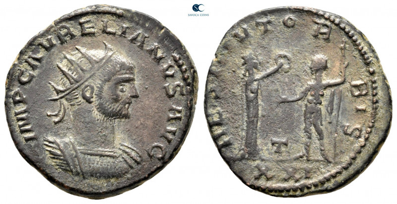 Aurelian AD 270-275. Antioch
Antoninianus Æ

21 mm, 4,35 g



very fine
