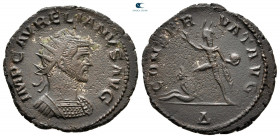 Aurelian AD 270-275. 4th officina, 4th emission, Summer AD 272 - Spring 273. Antioch. Antoninianus Æ