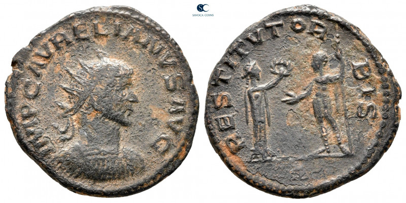 Aurelian AD 270-275. Antioch
Antoninianus Æ

23 mm, 4,68 g



very fine