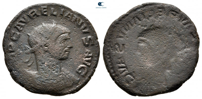 Aurelian AD 270-275. Antioch
Brockage Antoninianus Æ

20 mm, 4,29 g



ne...