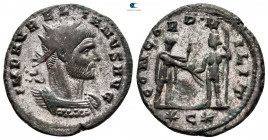 Aurelian AD 270-275. Cyzicus. Antoninianus Æ silvered