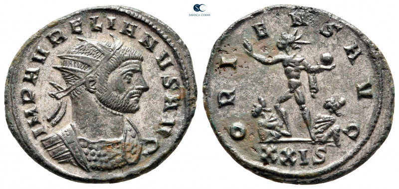Aurelian AD 270-275. Serdica
Antoninianus Æ silvered

23 mm, 3,47 g



go...