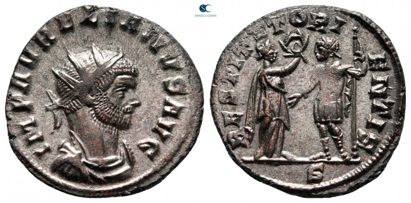 Aurelian AD 270-275. Siscia
Antoninianus AR

21 mm, 2,89 g



very fine