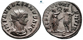 Aurelian AD 270-275. Siscia. Antoninianus AR