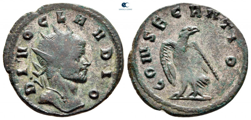 Divus Claudius II (Gothicus) AD 270. Rome
Antoninianus Æ silvered

22 mm, 2,9...