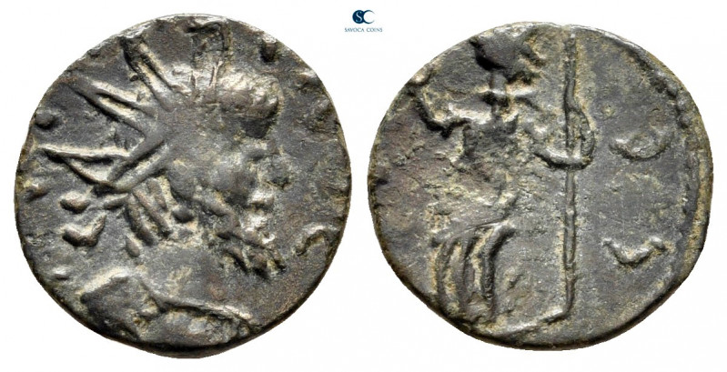 Tetricus I AD 271-274. Gallic mint
Antoninianus Æ

13 mm, 0,80 g



very ...