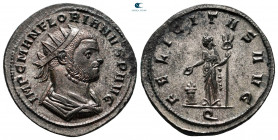 Florian AD 276. Siscia. Antoninianus Æ silvered