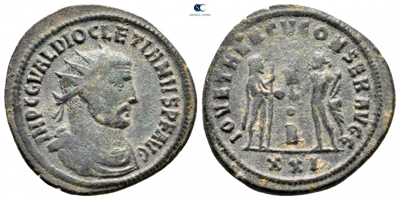 Diocletian AD 284-305. Antioch
Antoninianus Æ

22 mm, 3,88 g



very fine...