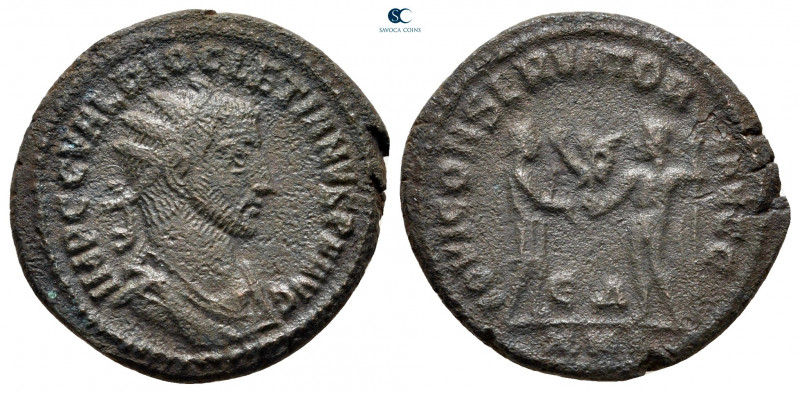 Diocletian AD 284-305. Antioch
Antoninianus Æ

20 mm, 3,97 g



nearly ve...