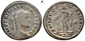 Diocletian AD 284-305. Siscia. Follis Æ