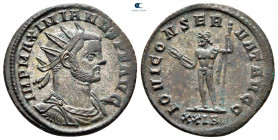 Maximianus Herculius AD 286-305. Rome. Antoninianus Æ silvered