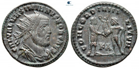 Galerius Maximianus, as Caesar AD 293-305. Cyzicus. Antoninianus Æ