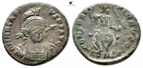 Arcadius AD 383-408. Constantinople. Nummus Æ