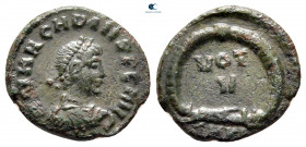 Arcadius AD 383-408. Cyzicus. Nummus Æ
