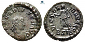 Arcadius AD 383-408. Siscia. Nummus Æ